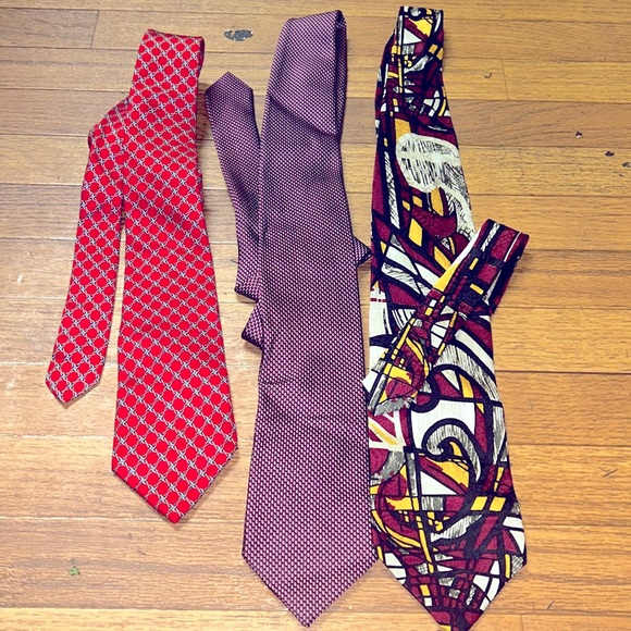 Christian Dior and Geofe Nicholson and Luciano gatti 3 Ties - Picture 1 of 4